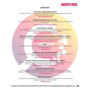 Oportunidades Laborales en Santiago