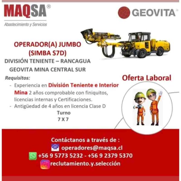 Operador(a) Jumbo