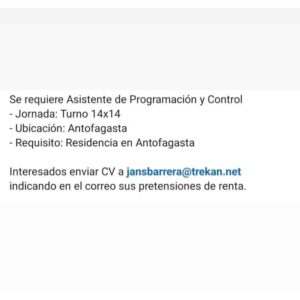 Asistente de Programacion y Control