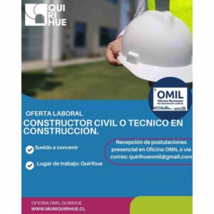 Constructor Civil o Técnico en Construcción