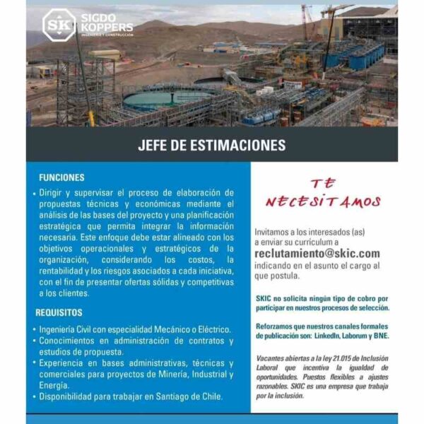 Supervisor de Propuestas Técnicas y Económicas