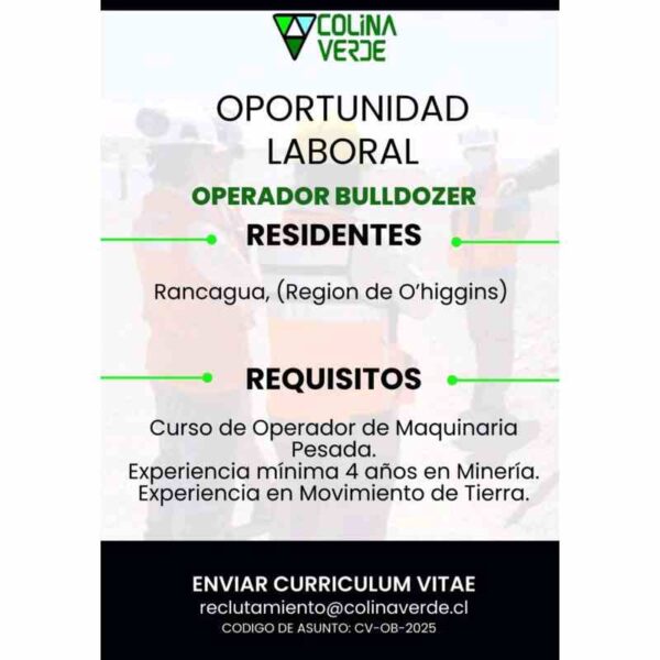 Operador Bulldozer