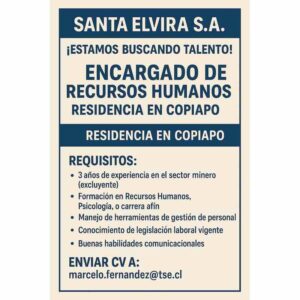 Buscamos Talento en Recursos Humanos