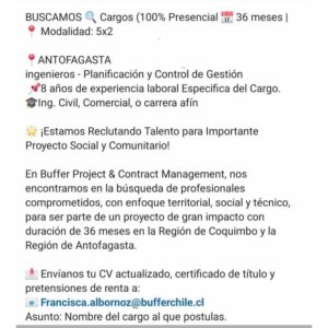 Ingenieros en Planificación y Control de Gestión