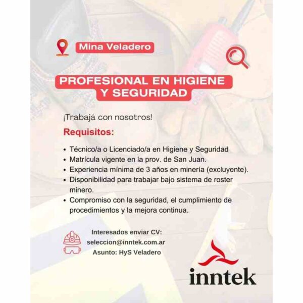 PROFESIONAL EN HIGIENE Y SEGURIDAD