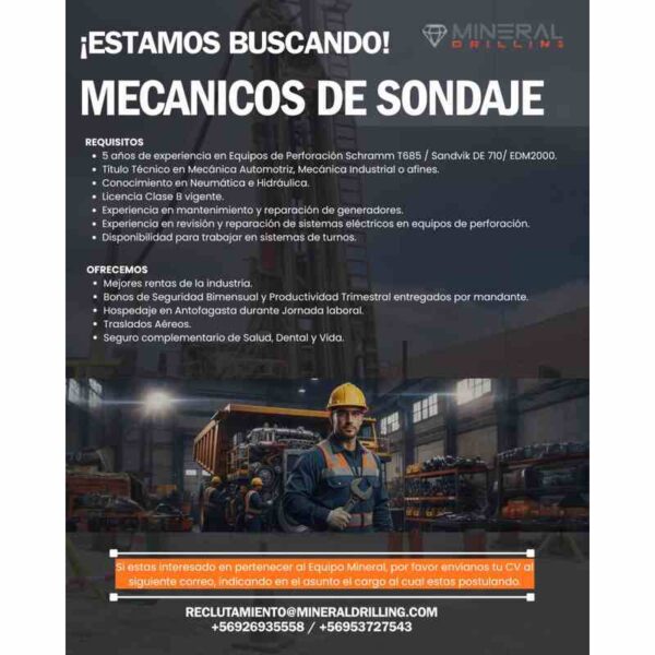 Mecánicos de sondaje