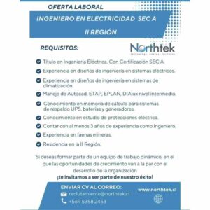 Ingeniero en Electricidad SEC A - II Región