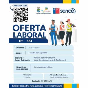 Guardia de Seguridad - Condominio en Horcón, Puchuncaví