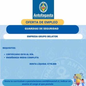 guardias de seguridad - antofagasta
