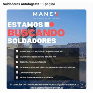Soldadores - Antofagasta (La Negra)