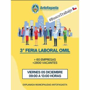 3ª Feria Laboral OMIL Antofagasta
