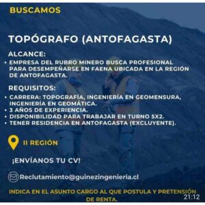 Topógrafo (Antofagasta)