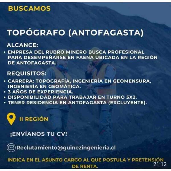 Topógrafo (Antofagasta)
