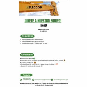 RIGGER para proyecto en II Región