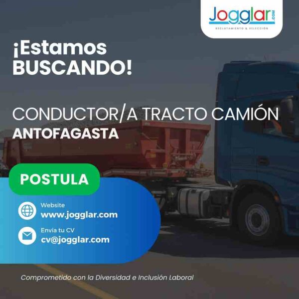 Conductor/a Tracto Camión - Antofagasta