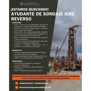 Ayudante de Sondaje Aire Reverso