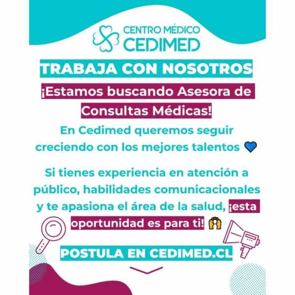 Asesora de Consultas Médicas – Centro Médico Cedimed