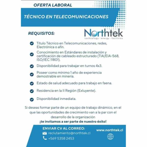 Técnico en Telecomunicaciones
