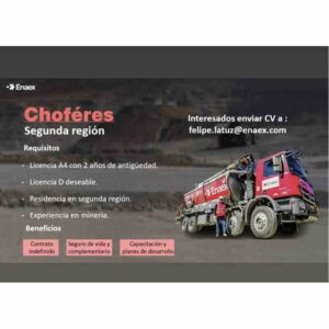 Choferes – Segunda región