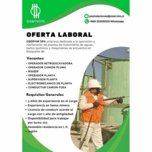 Oferta laboral OSERVIM