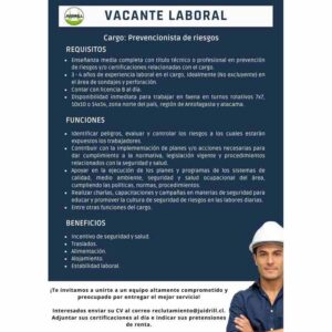 Prevencionista de riesgos
