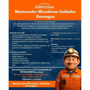 Mantenedor Misceláneo Soldador - Rancagua