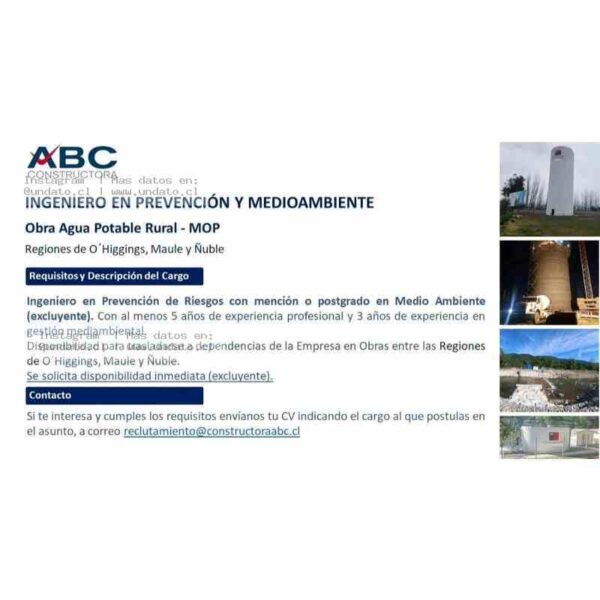 Ingeniero en Prevención y Medio Ambiente