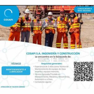 Técnico de Mantenimiento Lubricador