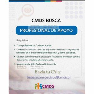 Buscamos Profesional De Apoyo Contable