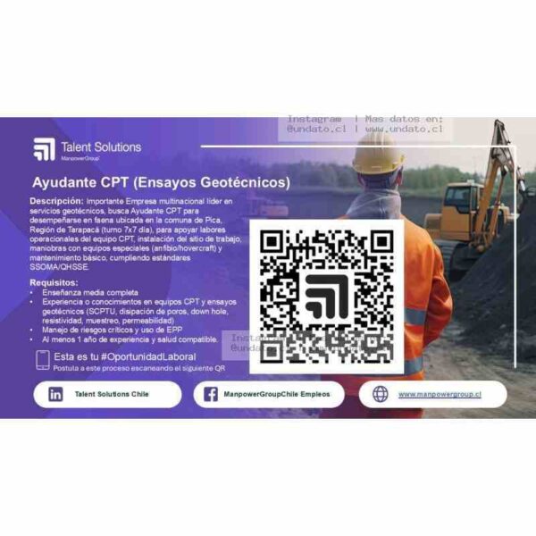 Ayudante CPT Geotecnia