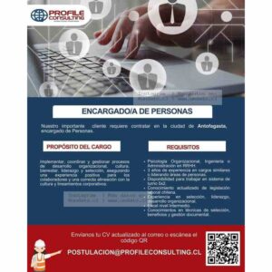 Encargado/a de Personas – Antofagasta