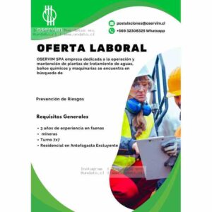 Prevención de Riesgos – OSERVIM Antofagasta