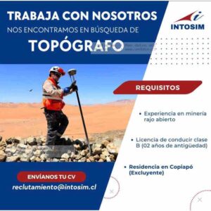 Topógrafo – Intosim, Copiapó