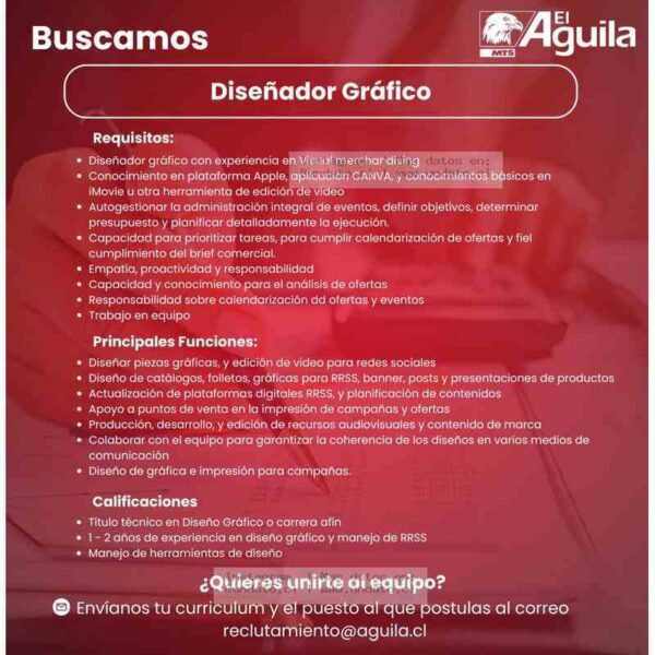 Diseñador Gráfico Visual Merchandising