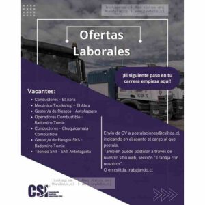Vacantes Minería: Conductores, Mecánicos y Más