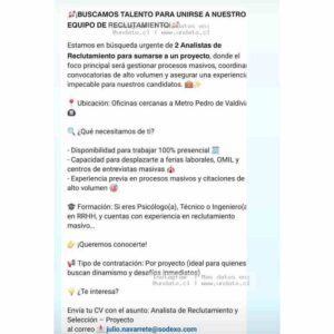 Analistas de Reclutamiento Proyecto