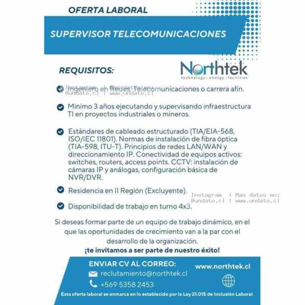 Supervisor de Telecomunicaciones