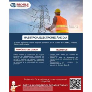 Maestro Electromecánico/a – Calama