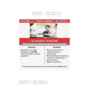 Auxiliar Minería 10x10 Calama