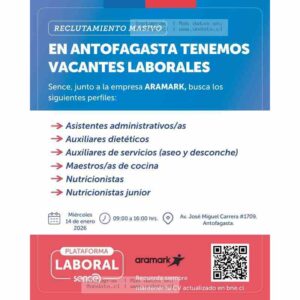 Vacantes ARAMARK en Antofagasta