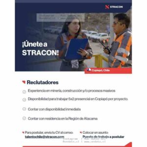 Reclutadores con experiencia en minería – Copiapó