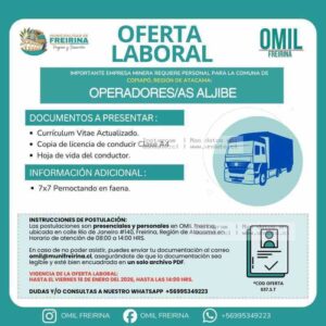 Operadores/as Aljibe – Copiapó