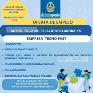 Administrativo de Relaciones Laborales - Zaldivar