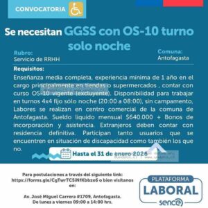 Guardias GGSS OS-10 Turno Noche