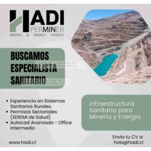 Especialista Sanitario en Minería y Permisos