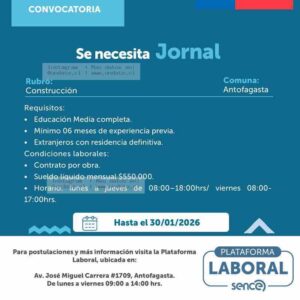 Jornal de Construcción en Antofagasta