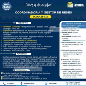 Coordinador de Redes Ovalle - Municipalidad