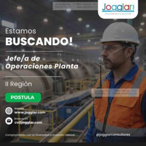 Jefe de Operaciones Planta II Región