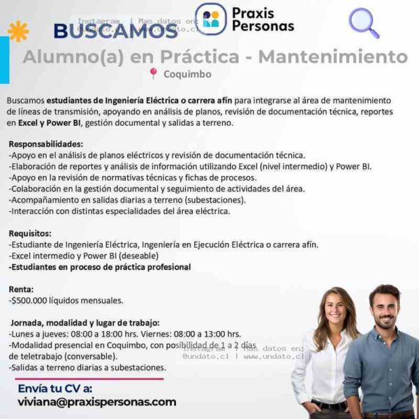 Práctica Mantención Eléctrica – Coquimbo