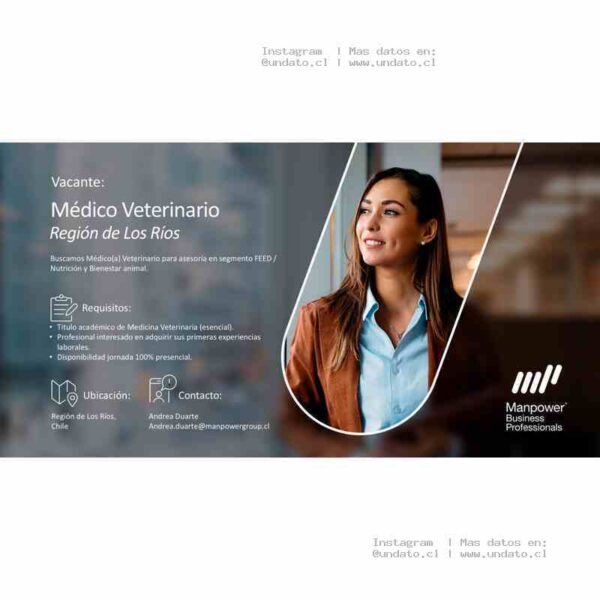 Médico Veterinario – Región de Los Ríos